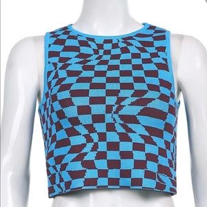 NWT Retro Geometric Tank